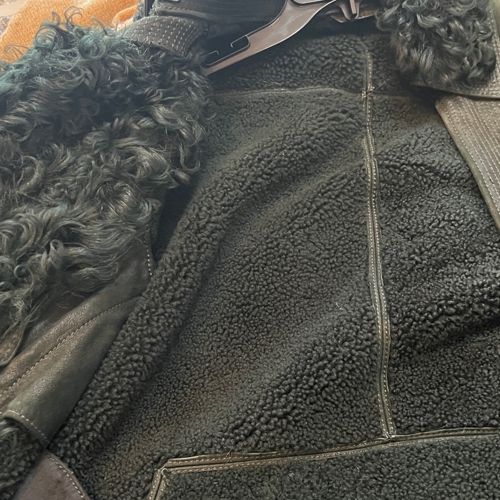 Toscana real sheepskin shearling jacket size M - Picture 9 of 9